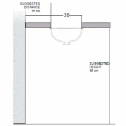 Viadurini Bathroom Waschbecken Aus Fire Clay-Design Einbauwaschbecken Barock aus Fire Clay made in Italy, Egeo
