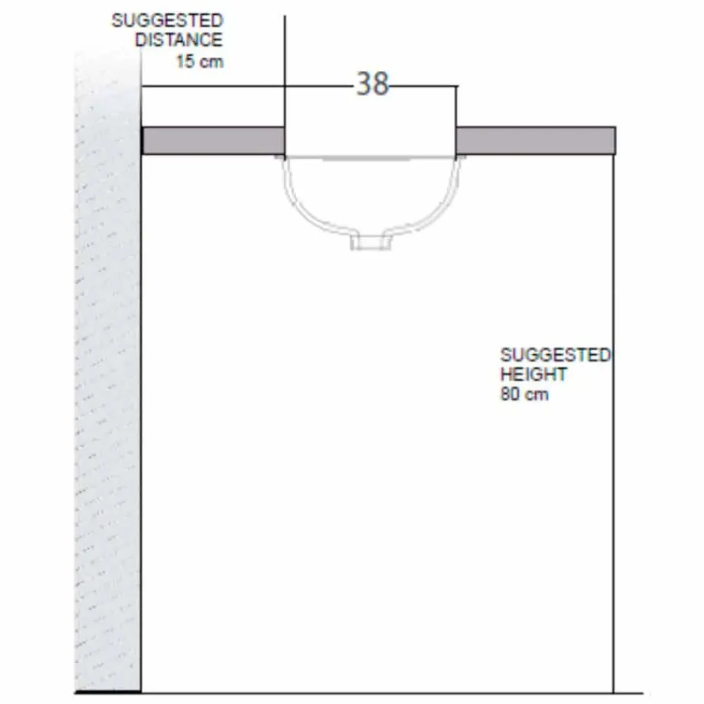 Viadurini Bathroom Waschbecken Aus Fire Clay-Design Einbauwaschbecken Barock aus Fire Clay made in Italy, Egeo
