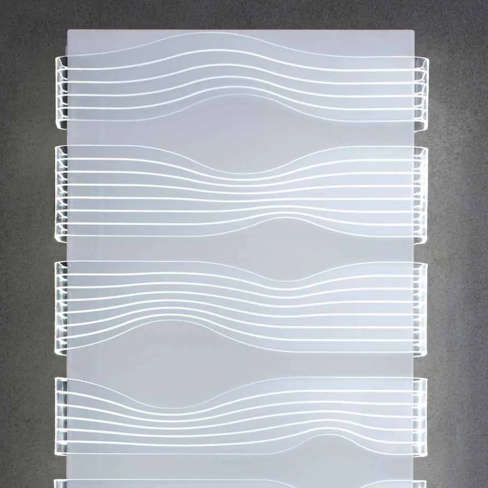 Viadurini Radiators Heizkörper Elektrisch-Design Elektrischer Heizkörper für Wohnzimmer oder Badezimmer mit 1000 W LED - Shine