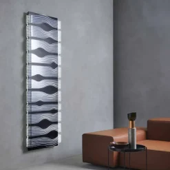Viadurini Radiators Heizkörper Elektrisch-Design Elektrischer Heizkörper für Wohnzimmer oder Badezimmer mit 1000 W LED - Shine