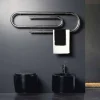 Scirocco H Handtuchheizkörper Elektrisch|Design Heizkörper Chrom-Design Elektroheizkörper Büroklammer verchromt von
