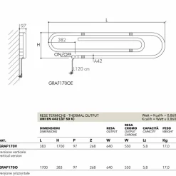 Scirocco H Handtuchheizkörper Elektrisch|Design Heizkörper Chrom-Design Elektroheizkörper Büroklammer verchromt von