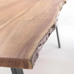 Viadurini Living Esstische-Design Esstisch aus Holz und Stahl Homemotion - Cannes