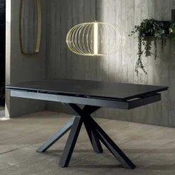 Viadurini Living Ausziehbare Esstische-Design Esstisch ausziehbar bis 240 cm mit Tischplatte aus Keramik - Ultron