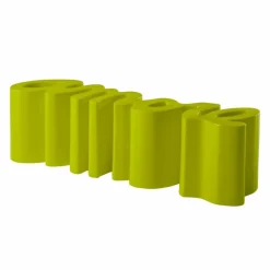 SLIDE Gartenbänke|Moderne Wohnzimmerbank-Design farbige Außen- / Innenbank Amore