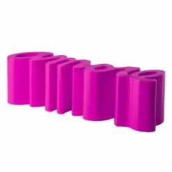 SLIDE Gartenbänke|Moderne Wohnzimmerbank-Design farbige Außen- / Innenbank Amore