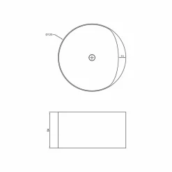 Viadurini Bathroom Freistehende Badewannen-Design freistehende Rundbadewanne in Italien hergestellt Cremona