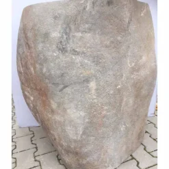 Viadurini Bathroom Steinwaschbecken-Design freistehendes Waschbecken aus Naturstein Stute, Einzelstück