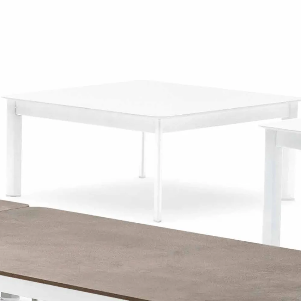 Varaschin Garten Beistelltisch-Design Garten-Couchtisch aus lackiertem Aluminium System