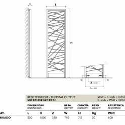 Scirocco H Heizkörper Elektrisch-Design Heizkörper elektrisch aus Stahl Mikado von