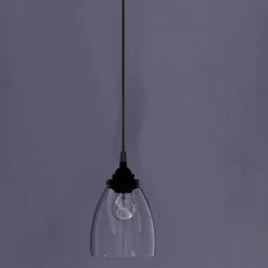 Viadurini Lighting Moderne Pendelleuchten-Design Hängelampe aus Metall und transparentem Glas Made in Italy - Clizia