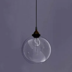 Viadurini Lighting Moderne Pendelleuchten-Design Hängelampe aus Metall und transparentem Glas Made in Italy - Clizia