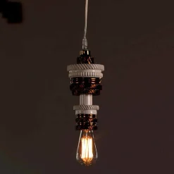 Viadurini Lighting Designer Pendelleuchten-Design Hängelampe in Keramik 3 Oberflächen Made in Italy - Futurismus