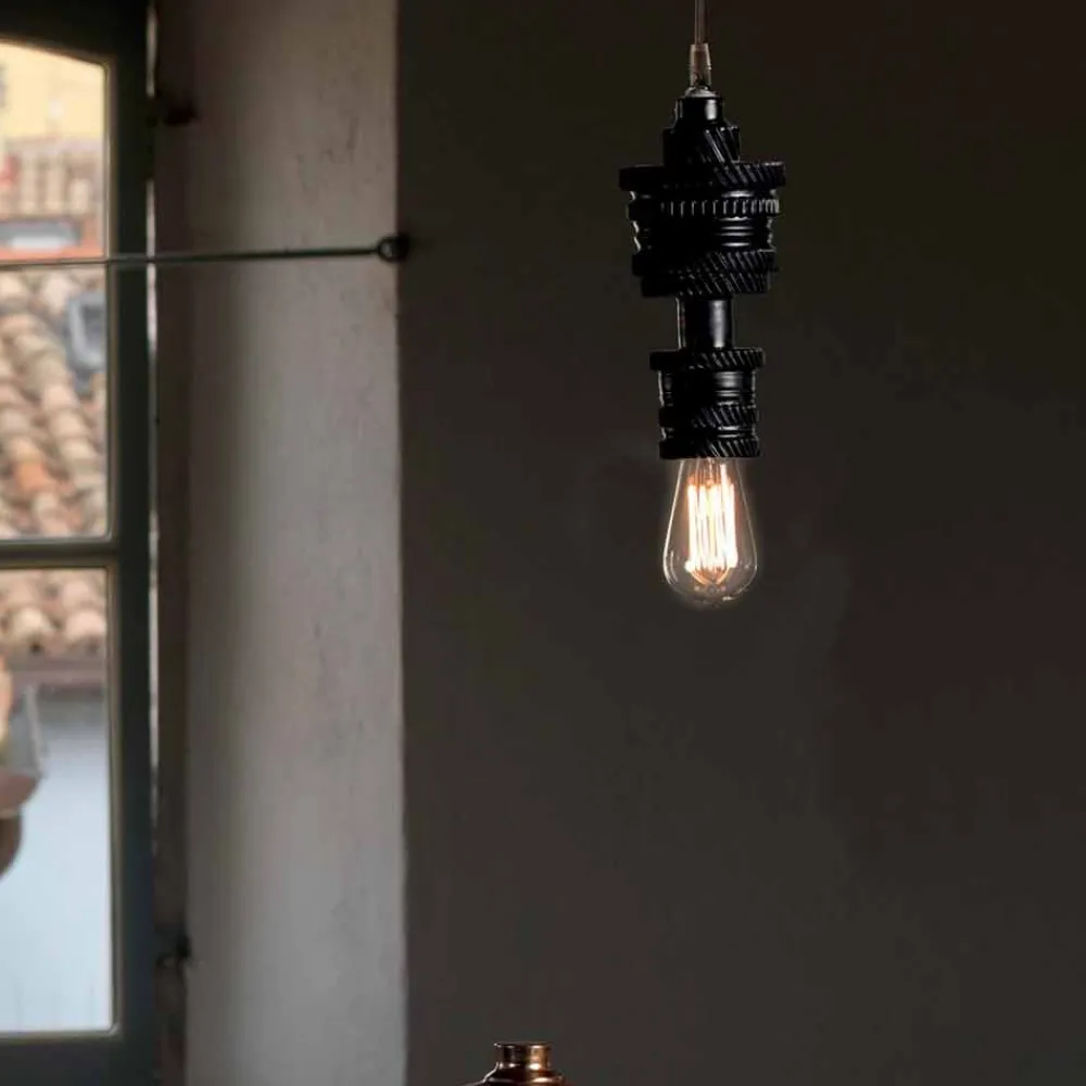 Viadurini Lighting Designer Pendelleuchten-Design Hängelampe in Keramik 3 Oberflächen Made in Italy - Futurismus