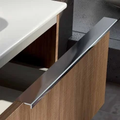 Viadurini Bathroom Badmöbel Hängend-Design Hängende Badezimmerkomposition aus Ecowood made in Italy, Cesena