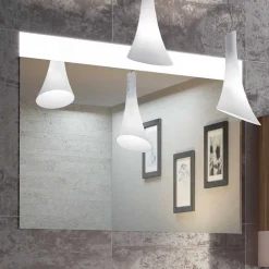 Viadurini Bathroom Badmöbel Hängend-Design Hängende Badezimmerkomposition aus Ecowood made in Italy, Cesena