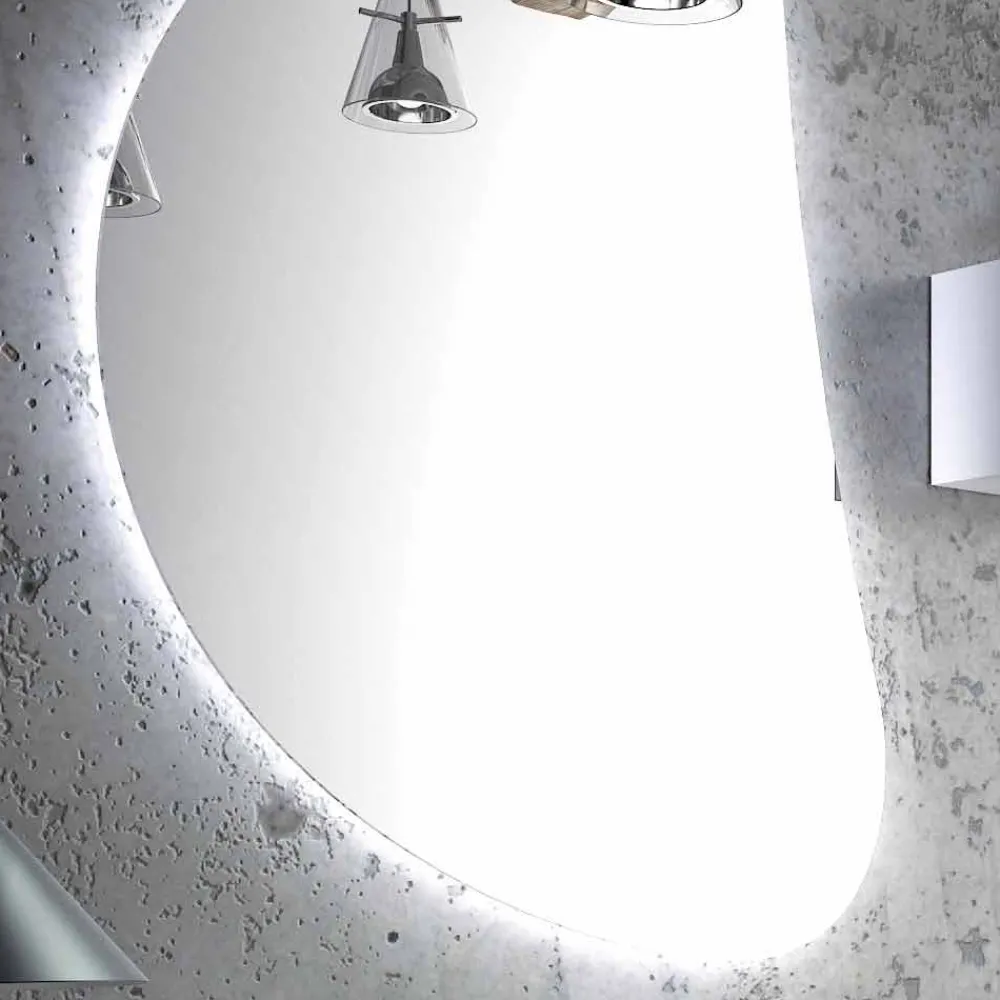 Viadurini Bathroom Badmöbel Hängend-Design Hängende Badezimmerkomposition made in Italy, Triest