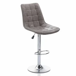 Viadurini Living Küchenhocker-Design Hocker mit Kunstledersitz und Chromstruktur, 2 Stück - Chiotta