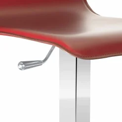 Viadurini Living Barhocker-Design Hocker mit verstellbarer Sitz- und Chrombasis, Inigo