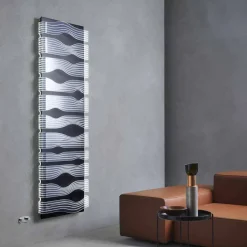 Viadurini Radiators Heizkörper Hydraulisch-Design Hydraulikkühler für Wohnzimmer oder Badezimmer mit LED 839 W - Shine