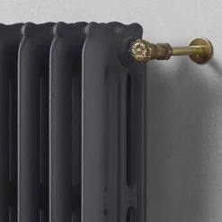 Viadurini Radiators Heizkörper-Design Kühler 5 glatte Elemente aus Gusseisen vom Boden bis 914 W - Barock