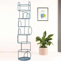 Viadurini Living Garderobenständer-Design Kleiderständer aus farbigem Stahl Made in Italy - Vituzzo