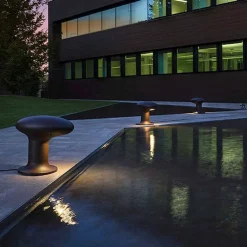 Il Fanale Design Beleuchtung-Design Led Gartenlampe aus grauem oder braunem Gusseisen - Bitta von