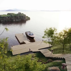 Il Fanale Design Beleuchtung-Design Led Gartenlampe aus grauem oder braunem Gusseisen - Bitta von