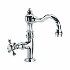 Viadurini Taps Waschbeckenarmaturen-Design Mono-Wasser Bad Waschbecken Wasserhahn aus Messing Made in Italy - Binsu