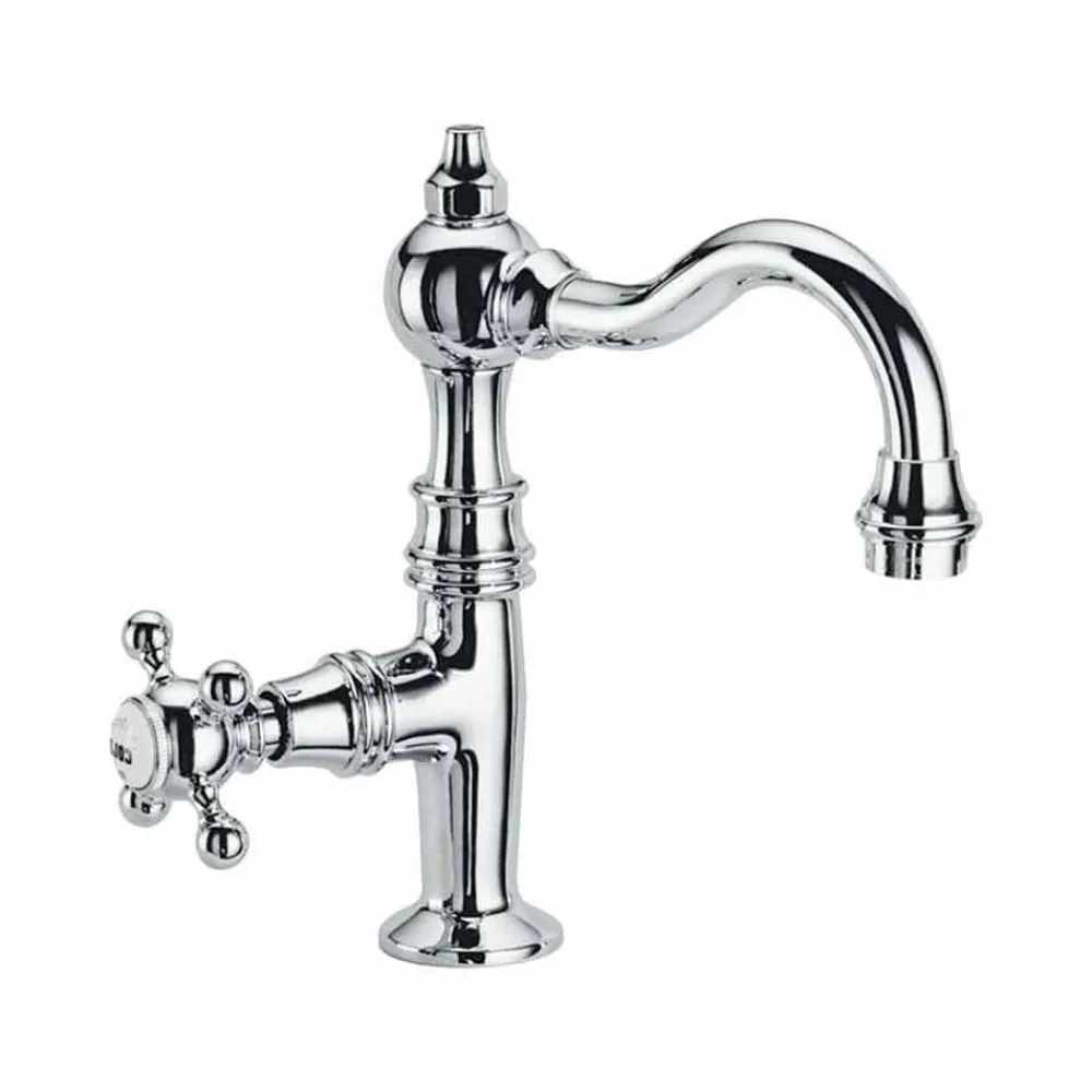 Viadurini Taps Waschbeckenarmaturen-Design Mono-Wasser Bad Waschbecken Wasserhahn aus Messing Made in Italy - Binsu