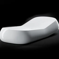 Viadurini in the Garden Sonnenliegen-Design Outdoor Chaiselongue aus weißem Polyethylen Made in Italy - Ervin