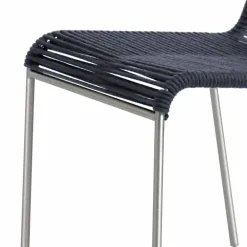 Viadurini in the Garden Gartenstühle Metall-Design Outdoor Stuhl aus Stahl und Kordel Made in Italy - Madagaskar1