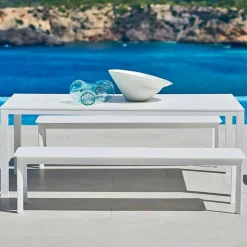 Varaschin Gartenbänke-Design Outdoor-Bank aus lackiertem Aluminium System