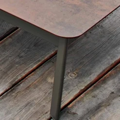 Varaschin Garten Beistelltisch-Design Outdoor-Couchtisch aus lackiertem Aluminium System