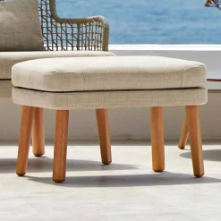 Varaschin Sitzsäcke|Sitzsäcke-Design Outdoor-Fußstütze aus gepolstertem Stoff Emma