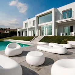 Viadurini in the Garden Sessel Kunststoff-Design Outdoor-Sessel aus farbigem Polyethylen Made in Italy - Ervin