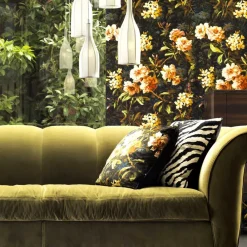 Grilli Design Kronleuchter-Design Pendellampe mit 6 Lampenschirme Mathusalem in Italien hergestellt