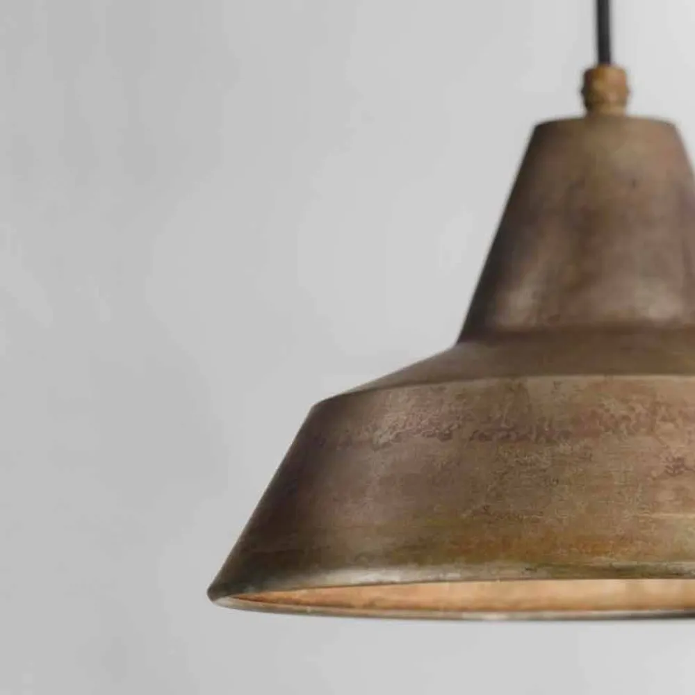 Il Fanale Pendelleuchten Vintage-Design Pendelleuchte aus antiquierten Eisen Virginia Model