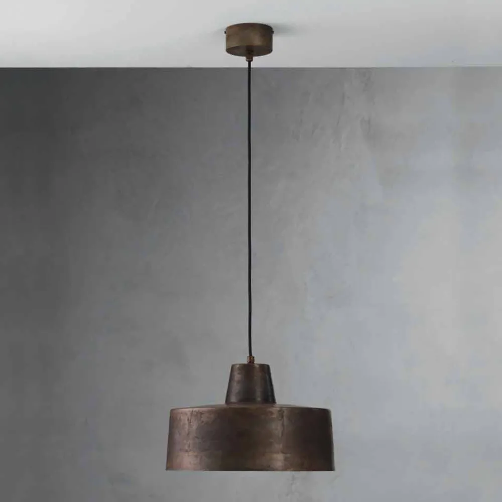 Il Fanale Pendelleuchten Vintage-Design Pendelleuchte aus antiquierten Eisen Jean Model