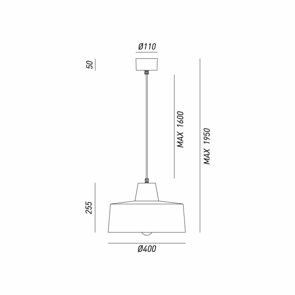 Il Fanale Pendelleuchten Vintage-Design Pendelleuchte aus antiquierten Eisen Jean Model