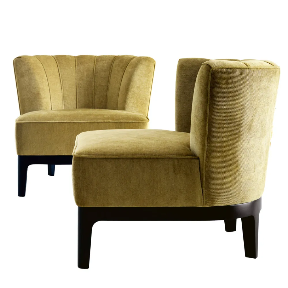 Grilli Klassische Sessel-Design Polstersessel aus Stoff Kipling made in Italy