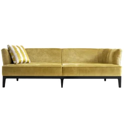 Grilli Moderne Sofas-Design Polstersofa aus Buchenholz Kipling made Italy