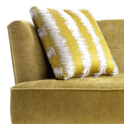 Grilli Moderne Sofas-Design Polstersofa aus Buchenholz Kipling made Italy