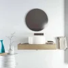Viadurini Bathroom Design Waschbecken Aus Solid Surface-Design rundes Aufsatzwaschbecken in Italien hergestellt, Forino