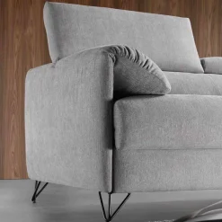 Viadurini Italian Sofas Moderne Schlafsofas-Design Schlafsofa aus abnehmbaren Stoff made in Italy Vittorio