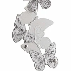 Viadurini Decor Wandgarderobe-Design Schmetterlingen-Wandgarderobe mit fünf Knöpfen made in Italy Brice