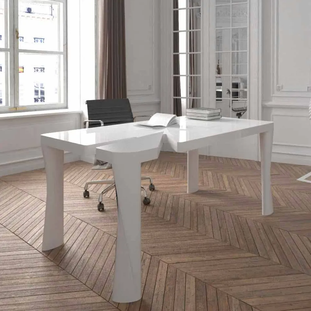 Viadurini Design Design Schreibtische-Design Schreibtisch aus Solid Surface® für das Büro Punk