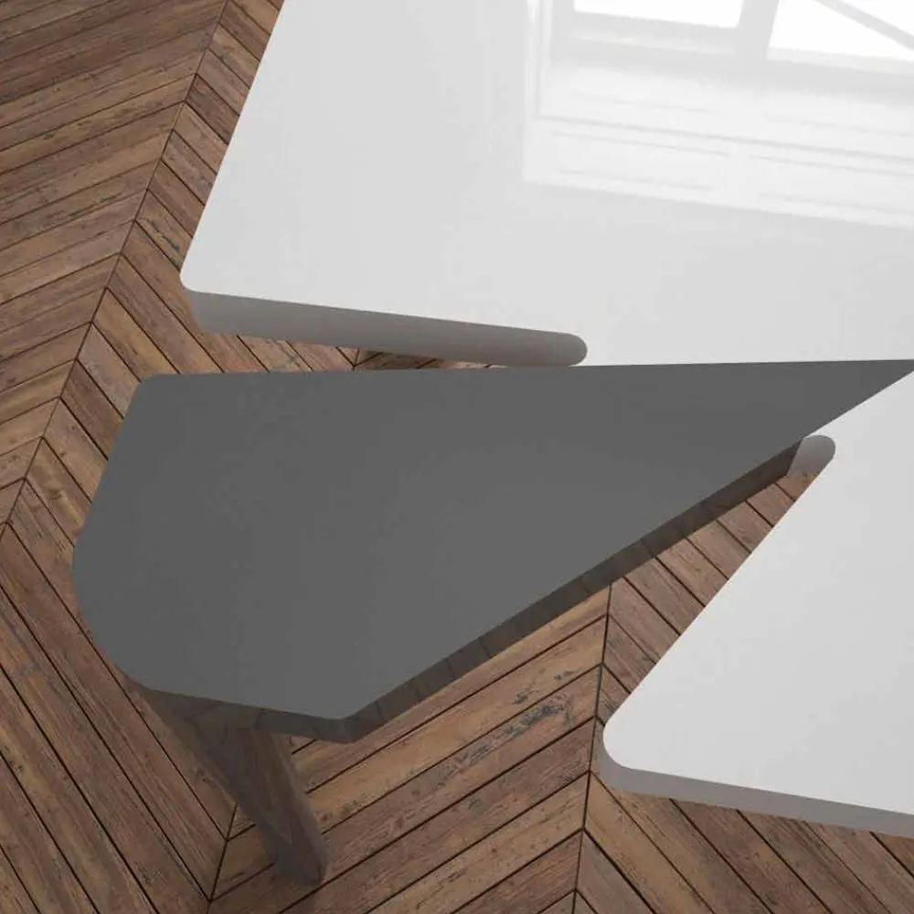 Viadurini Design Design Schreibtische-Design Schreibtisch aus Solid Surface® für das Büro Punk