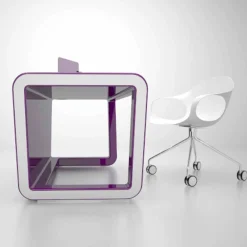 Viadurini Design Design Schreibtische-Design Schreibtisch aus Solid Surface® Ego Made in Italy