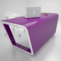 Viadurini Design Design Schreibtische-Design Schreibtisch aus Solid Surface® Ego Made in Italy